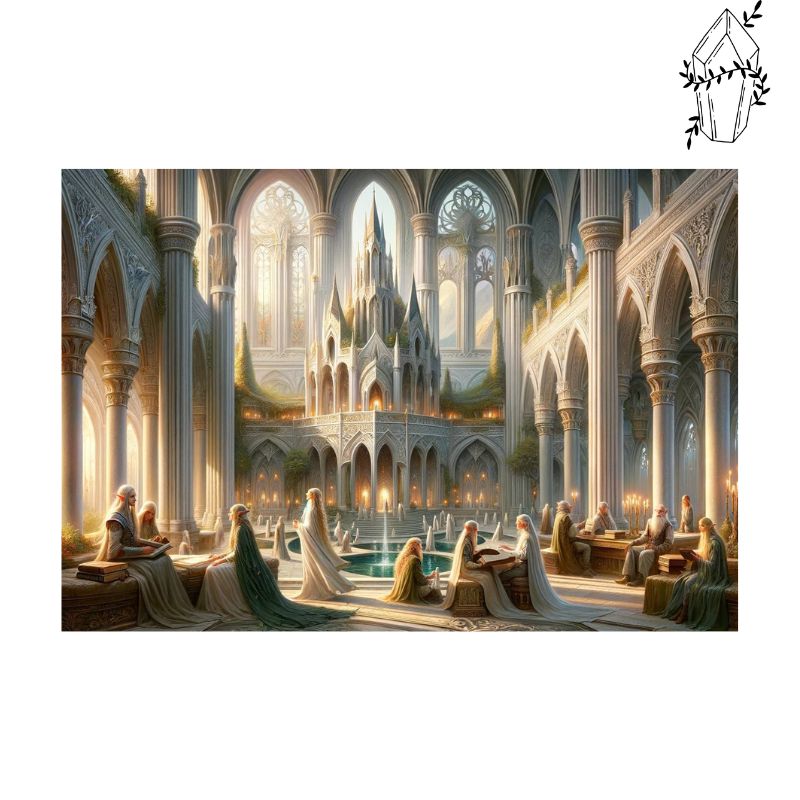 Diamond Painting Elven Castle