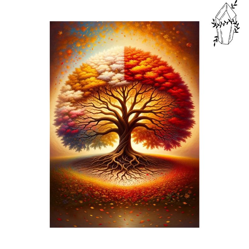 Diamond Painting Autumn Tree