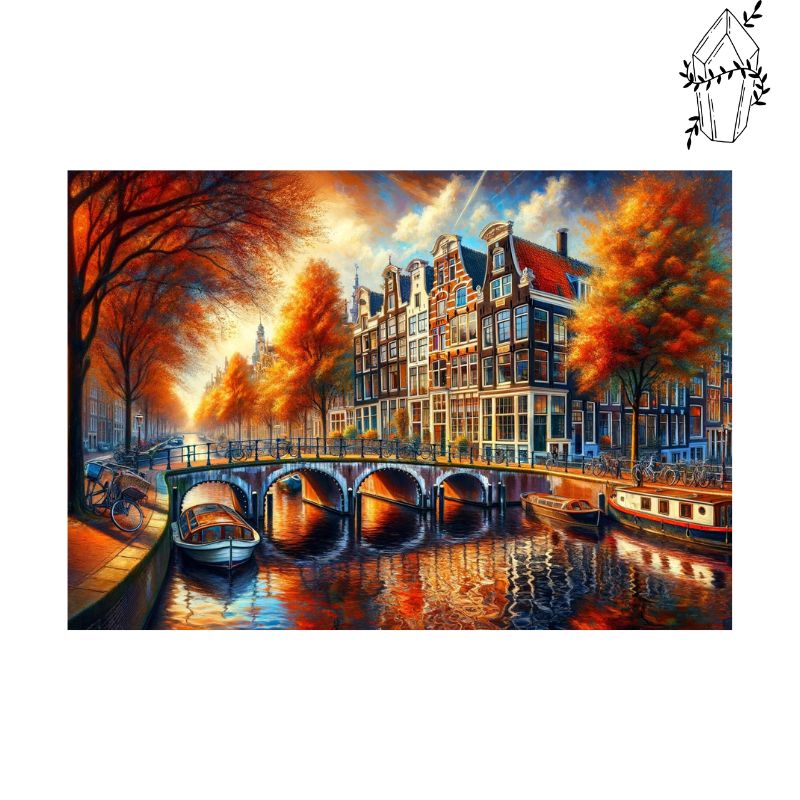 Diamond Painting Amsterdam Street