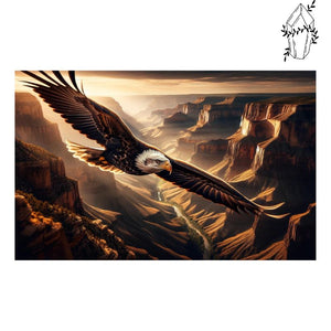 Diamond Painting Eagle in the Canyon