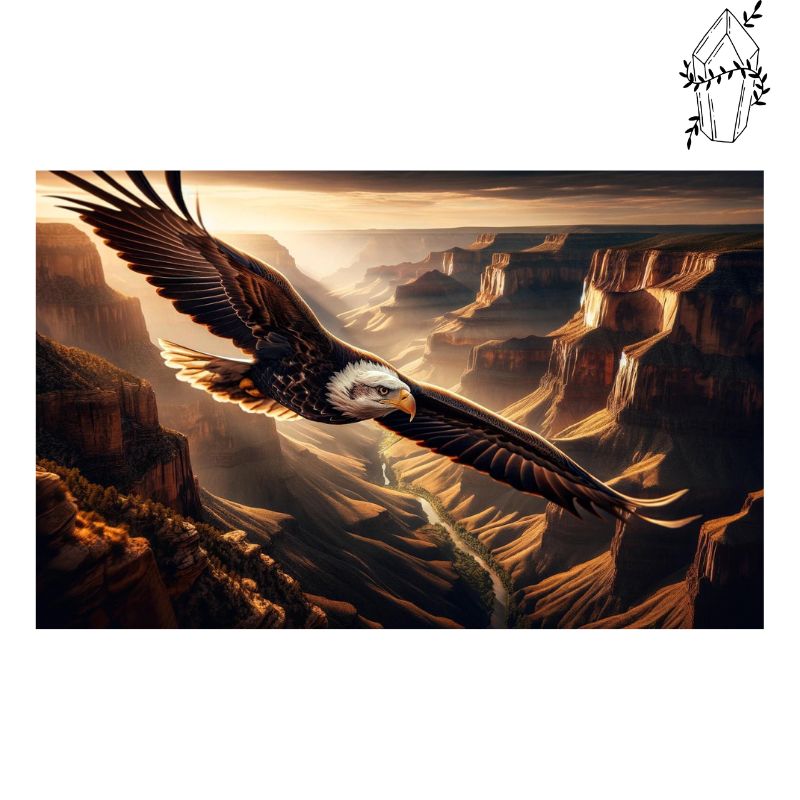 Diamond Painting Eagle in the Canyon