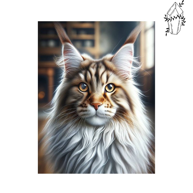 Diamond Painting Maine Coon Face