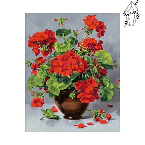 Diamond painting Geranium | Diamond-painting-club.us