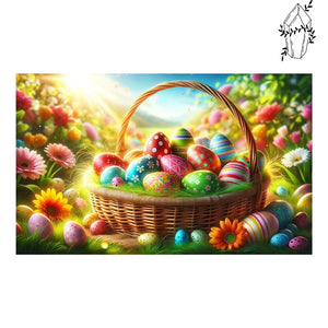 Diamond Painting Easter Basket