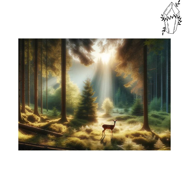 Diamond Painting Deer in a Clearing