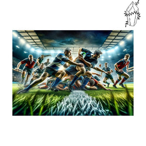 Diamond Painting Rugby Match