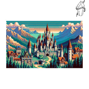 Diamond Painting 16-bit Castle