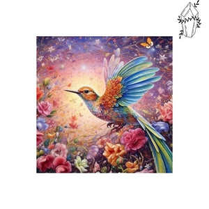 Diamond painting Enchanted Hummingbird | Diamond-painting-club.com