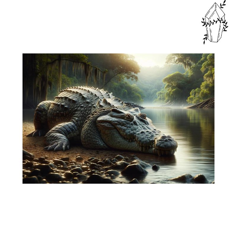 Diamond Painting Giant Crocodile