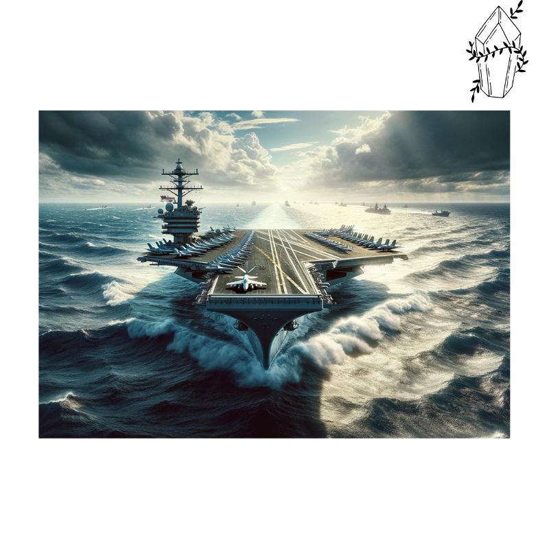 Diamond Painting Aircraft Carrier