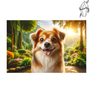 Diamond Painting Playful Dog