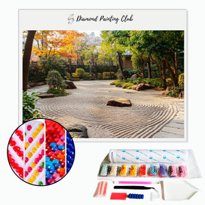 Diamond Painting Japanese Brushed Zen Garden