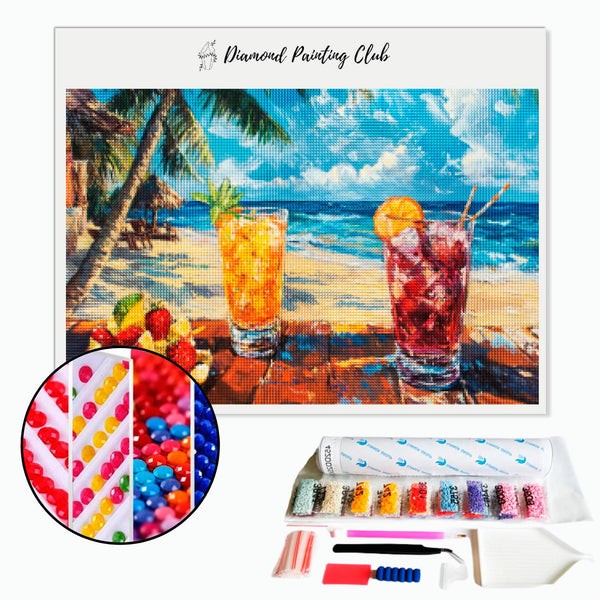 Diamond Painting Cocktails on the Holiday Beach