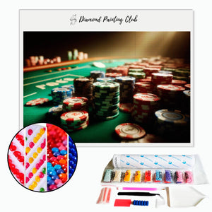 Diamond Painting Poker Chips