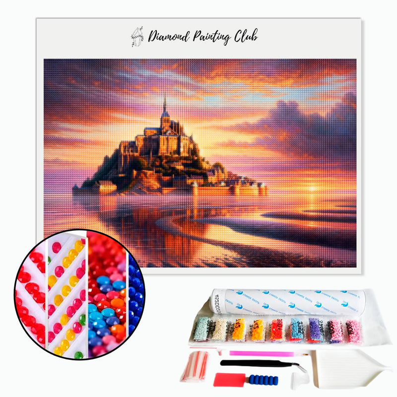 Diamond Painting Mont Saint-Michel