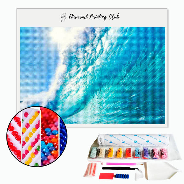 Diamond painting Azure Wave | Diamond-painting-club.us