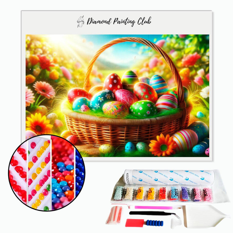 Diamond Painting Easter Basket