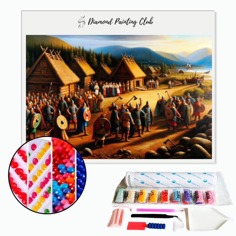 Diamond Painting Viking Village