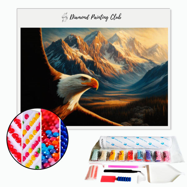 Mountain Eagle Diamond Painting