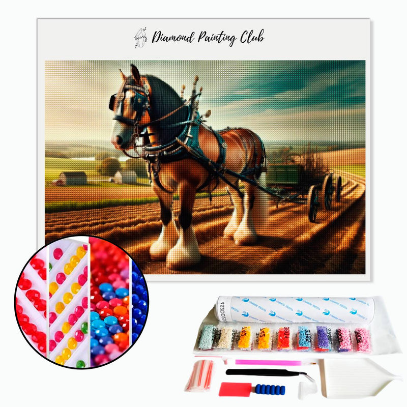 Diamond Painting Draft Horse