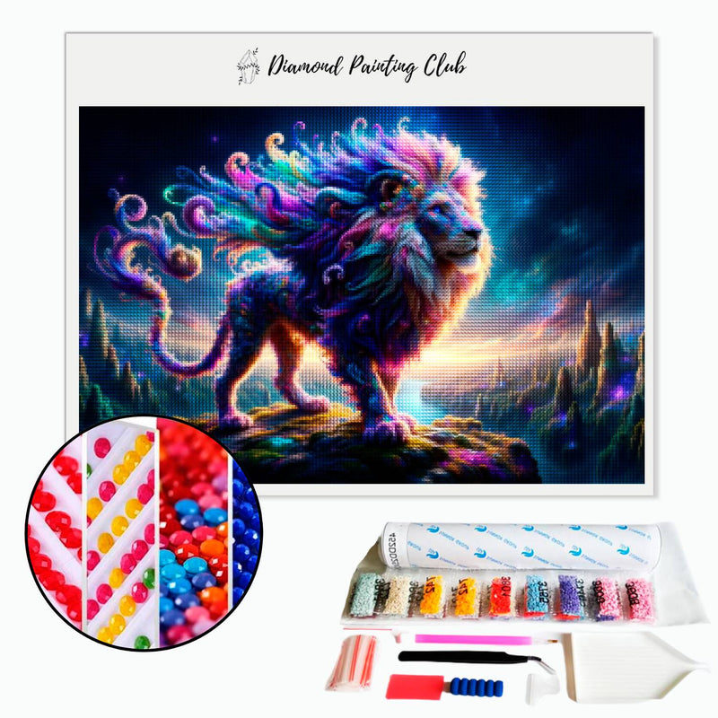 Diamond Painting Etheral Fantastical Lion