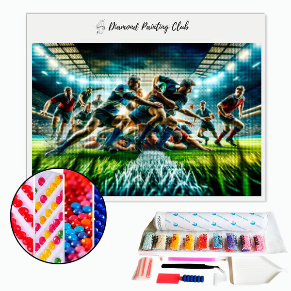 Diamond Painting Rugby Match