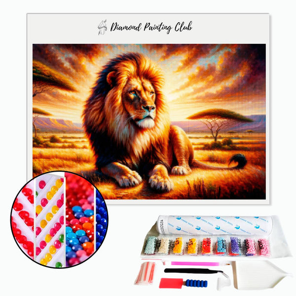 Majestic Lion Diamond Painting