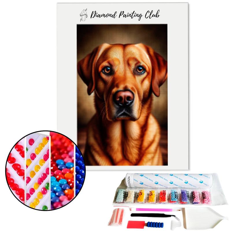 Diamond Painting Caramel Labrador