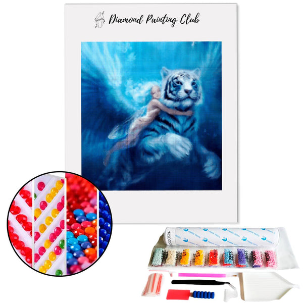 Diamond Painting Winged Tiger | Diamond-painting-club.us