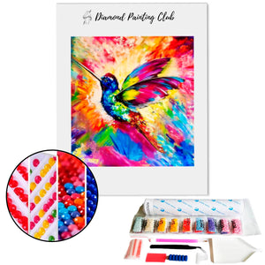 Diamond Painting Colorful Hummingbird | Diamond-painting-club.us