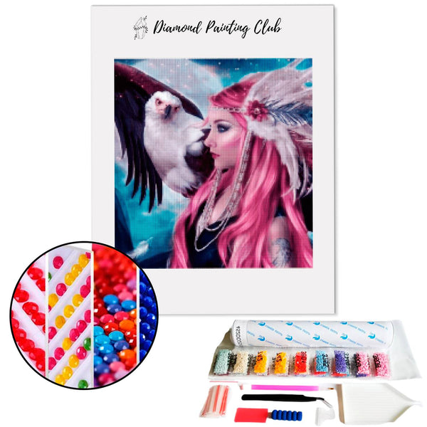 Diamond Painting Queen of Eagles | Diamond-painting-club.us