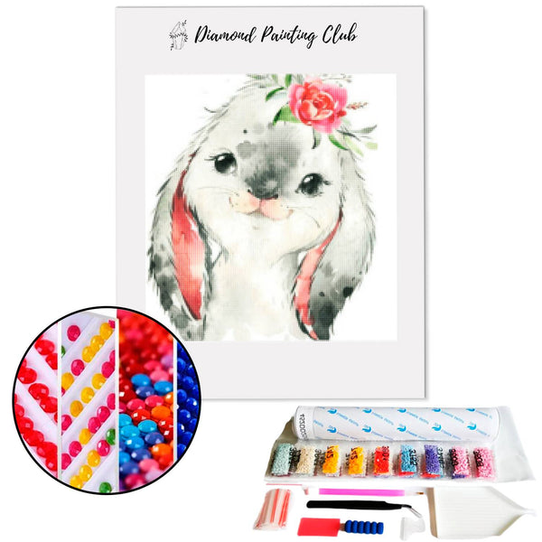 Diamond painting Cute Little Bunny | Diamond-painting-club.us