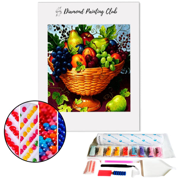 Diamond painting Fruit Basket. | Diamond-painting-club.us