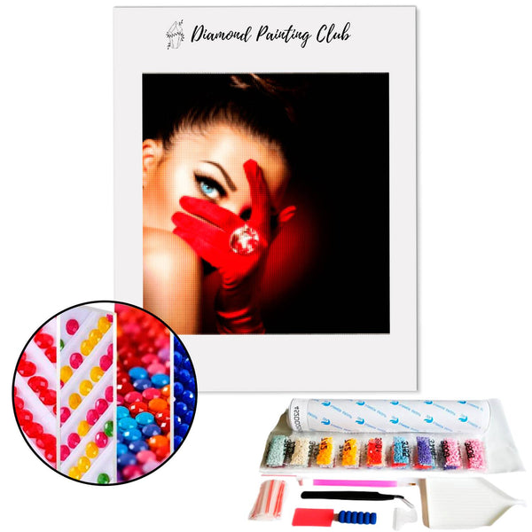 Diamond Painting Woman with Jewelry | Diamond-painting-club.us