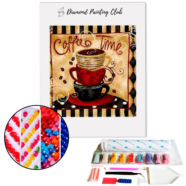 Diamond Painting Café Time | Diamond-painting-club.us