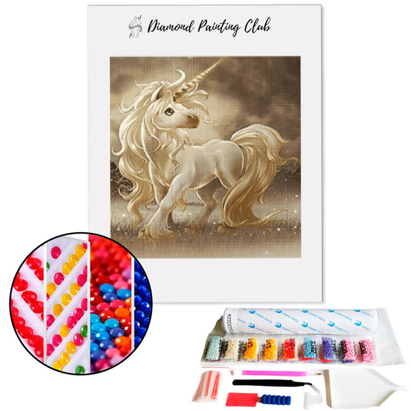 Diamond painting Enfant Unicorn. | Diamond-painting-club.us