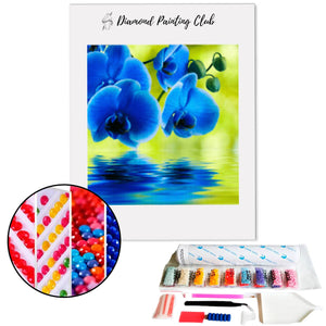 Diamond Painting Blue Orchid | Diamond-painting-club.us