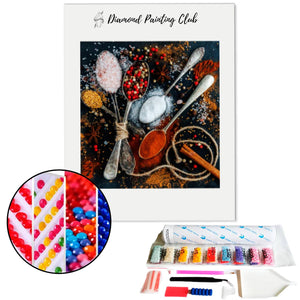 Diamond Painting Sweet/Salty Spice Spoon | Diamond-painting-club.us