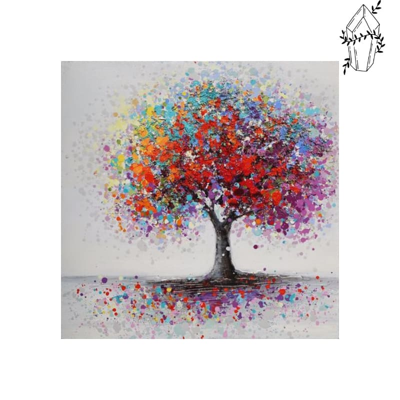 Diamond Painting Multicolored Tree | Diamond-painting-club.us