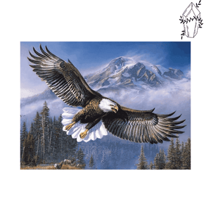 Diamond painting Eagle in the Mountain | Diamond-painting-club.us