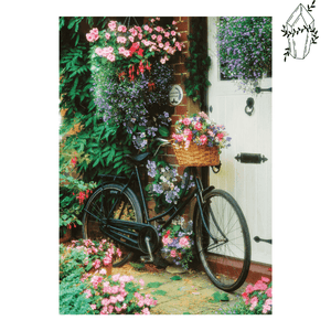 Diamond painting Bike & Garden | Diamond-painting-club.us