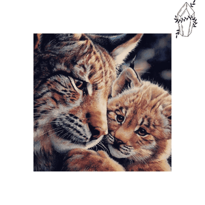 Diamond painting Baby Lynx | Diamond-painting-club.us