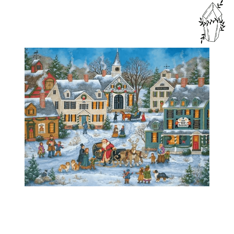 Diamond painting Christmas Village | Diamond-painting-club.us