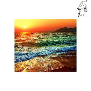 Diamond Painting Sea at Sunset | Diamond-painting-club.us