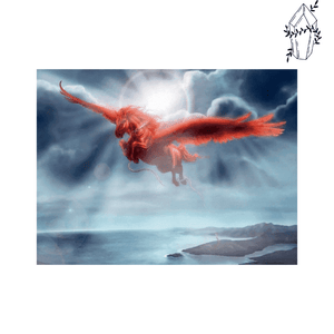 Diamond painting Red Pegasus | Diamond-painting-club.us