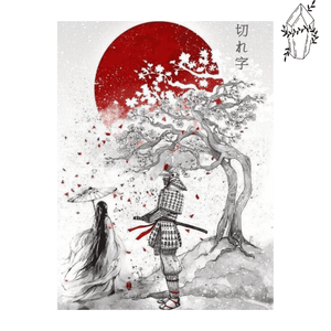 Diamond painting Rising Sun Samurai. | Diamond-painting-club.us