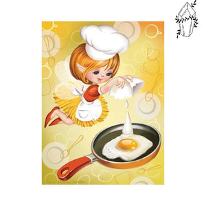 Diamond Painting Fairy Fried Egg | Diamond-painting-club.us