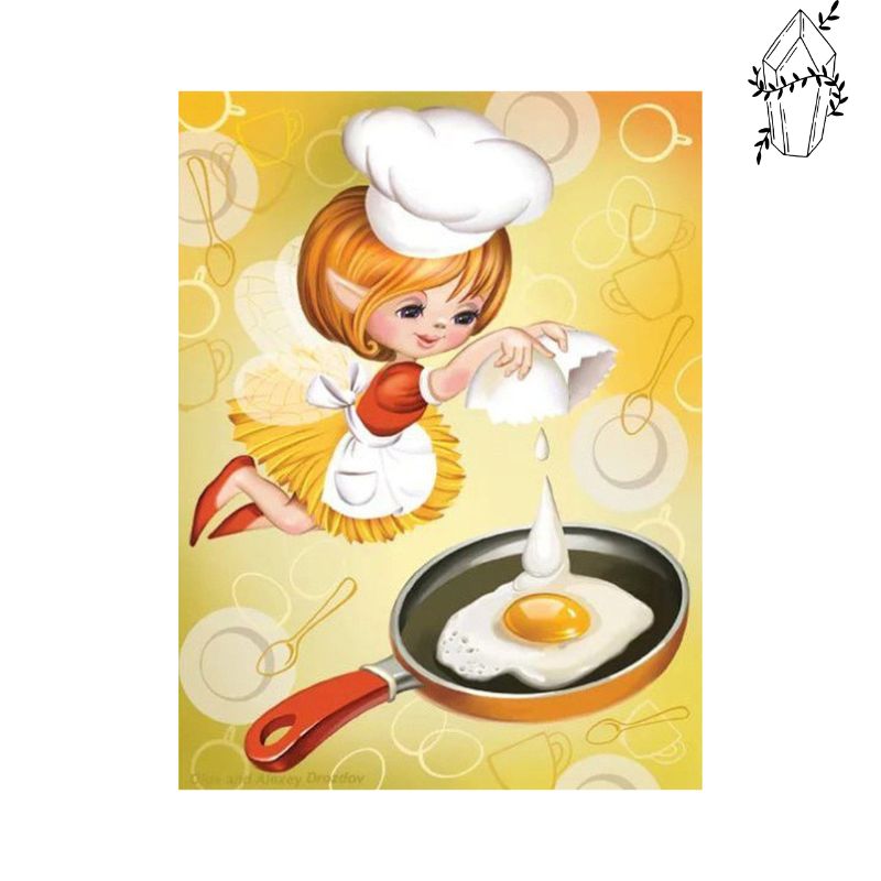 Diamond Painting Fairy Fried Egg | Diamond-painting-club.us