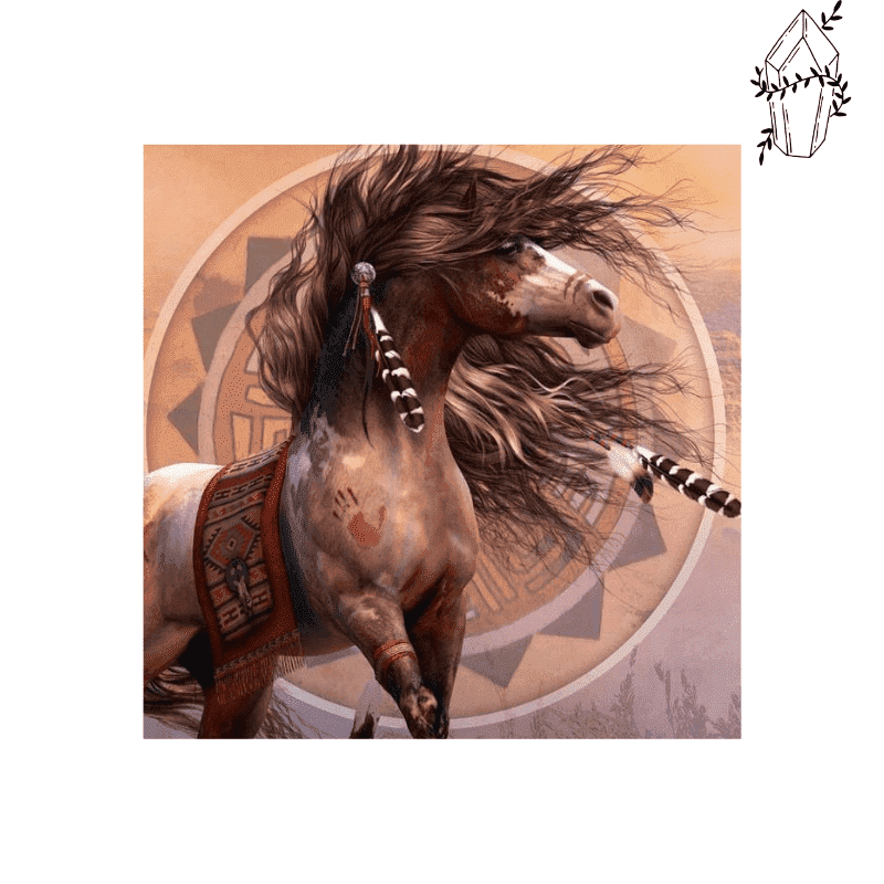 Diamond painting Apache Horse | Diamond-painting-club.us