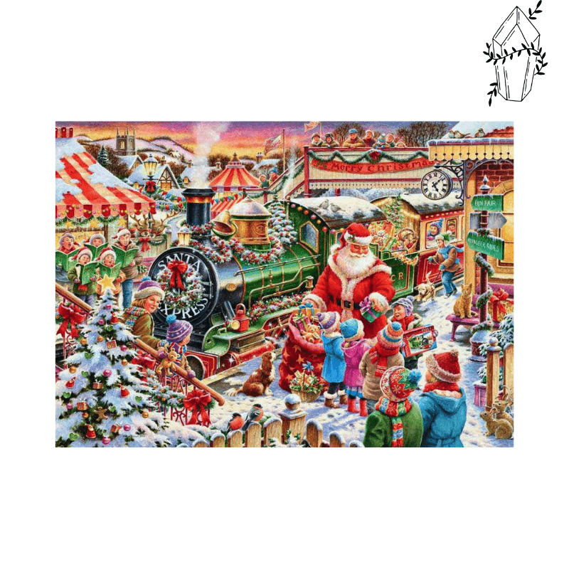 Diamond painting Santa Claus and carnival. | Diamond-painting-club.us